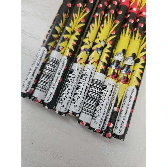 Lot Of 9 Vintage Disney Mickey Mouse & Minnie Electric Love Pencil Pentech No. 2 - Picture 6 of 6